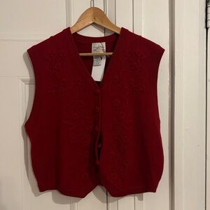 Vintage red vest